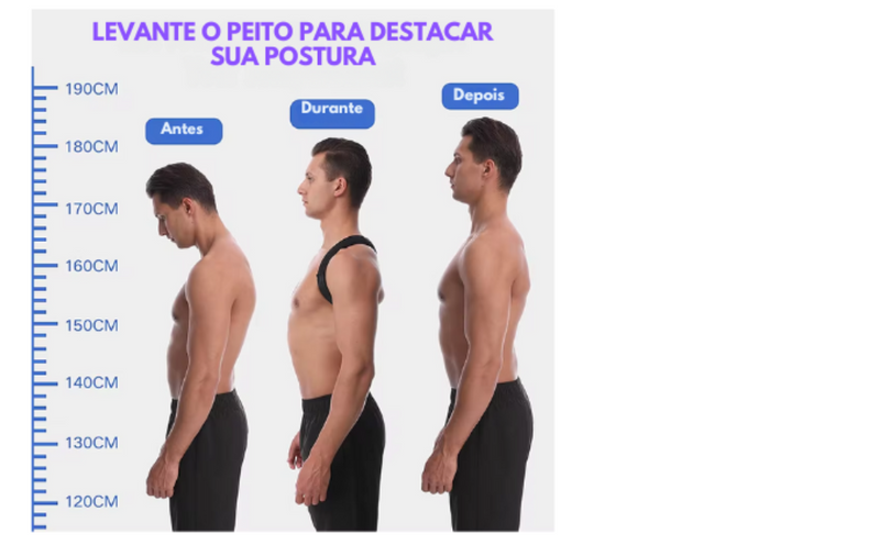 Corretor de Postura Ajustável Perfect